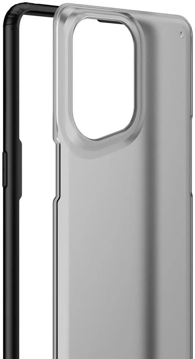 Oppo Find X5 Armor Back Cover - Transparant Zwart