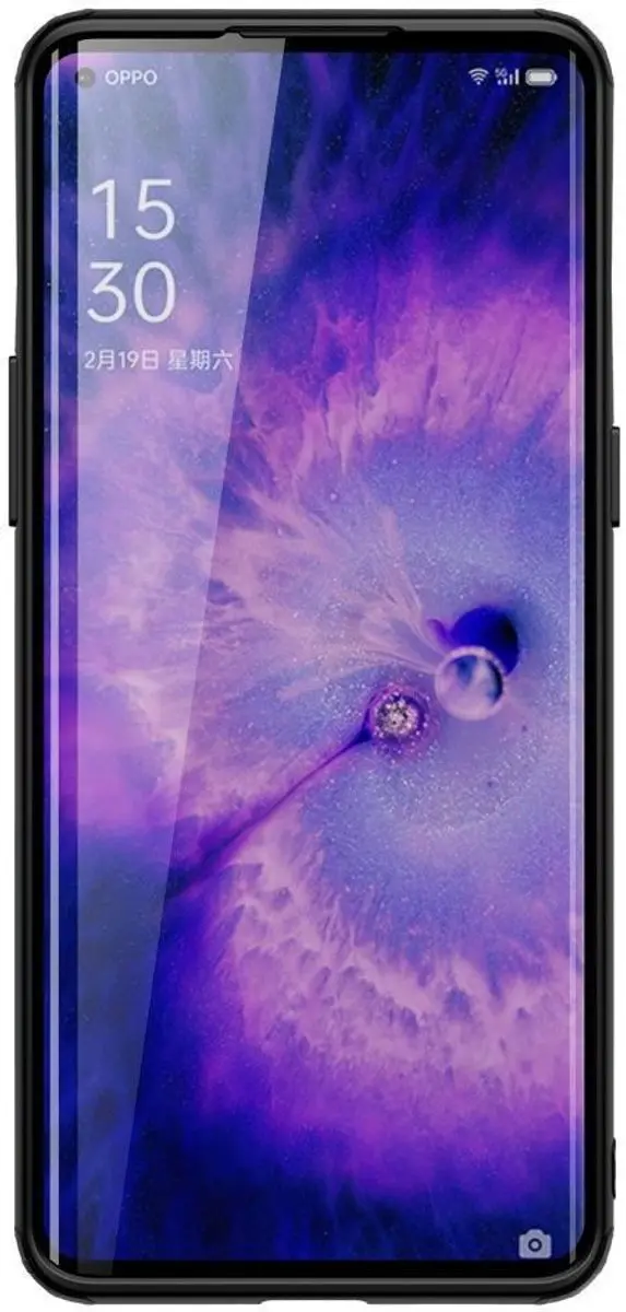 Oppo Find X5 Armor Back Cover - Transparant Zwart