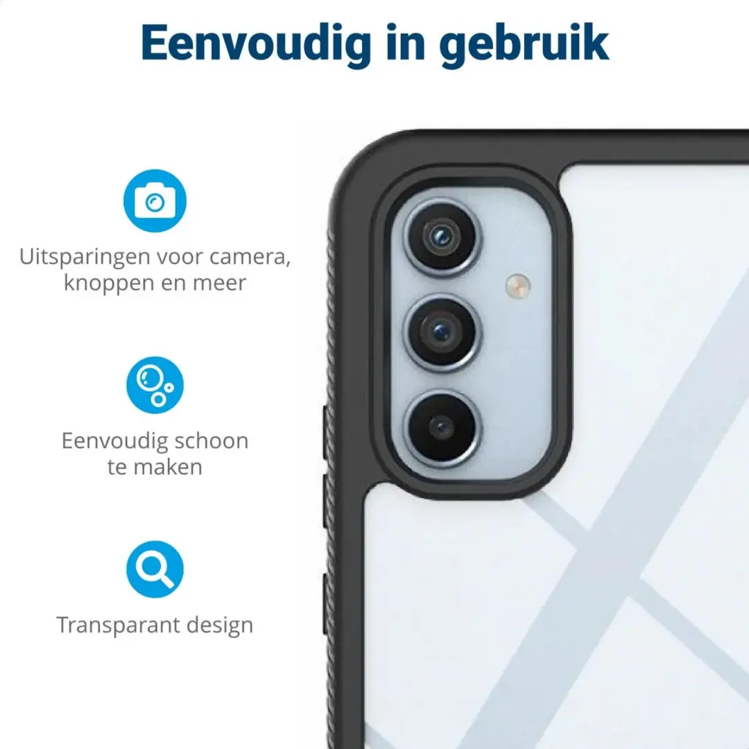 Selected Hoesje Samsung Galaxy A34 - Full Protect Rood