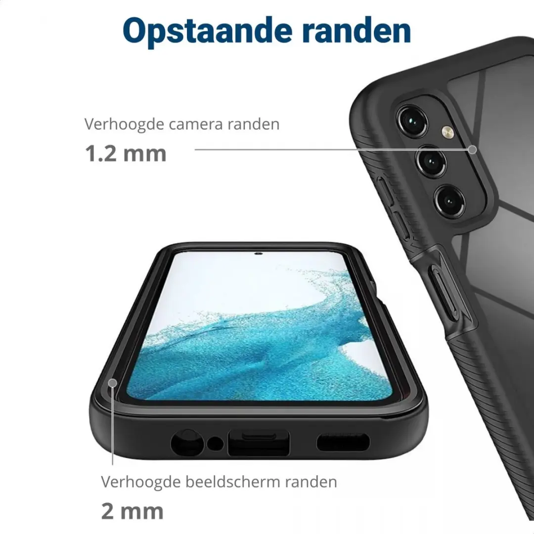 Selected Hoesje Samsung Galaxy A34 - Full Protect Rood