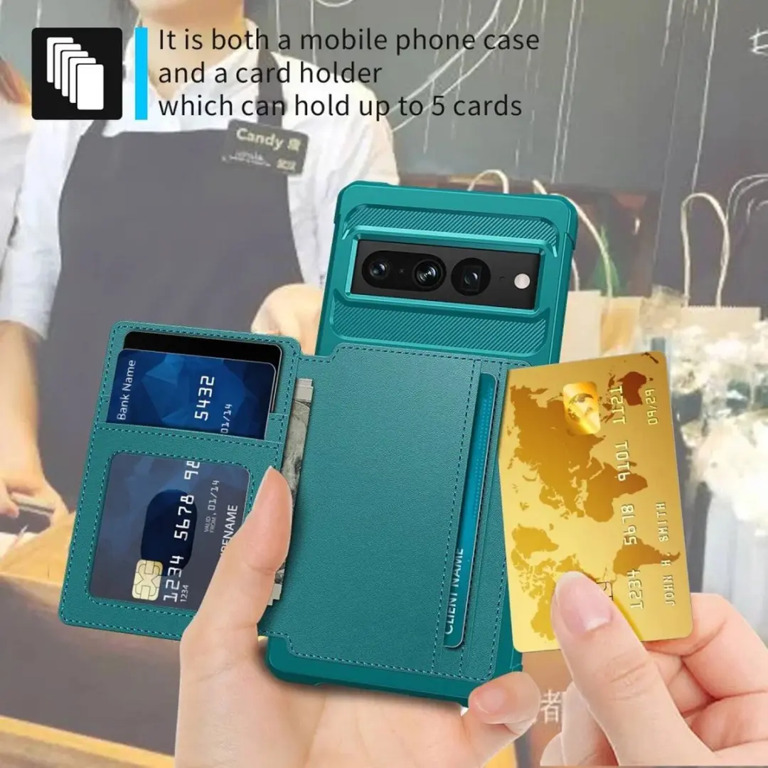 Selected Portemonnee Hoesje Google Pixel 7 Pro - Groen