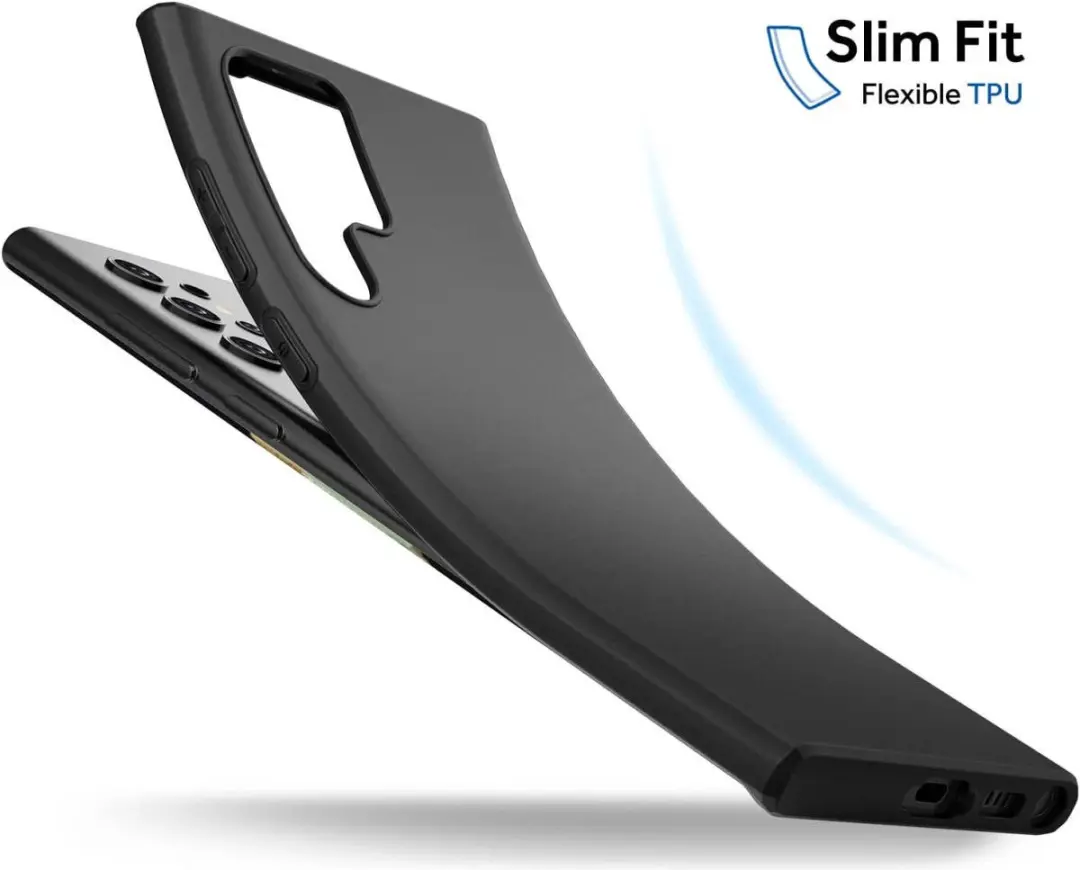 Selected by GSMpunt Samsung Galaxy S23 Ultra TPU Hoesje - Zwart