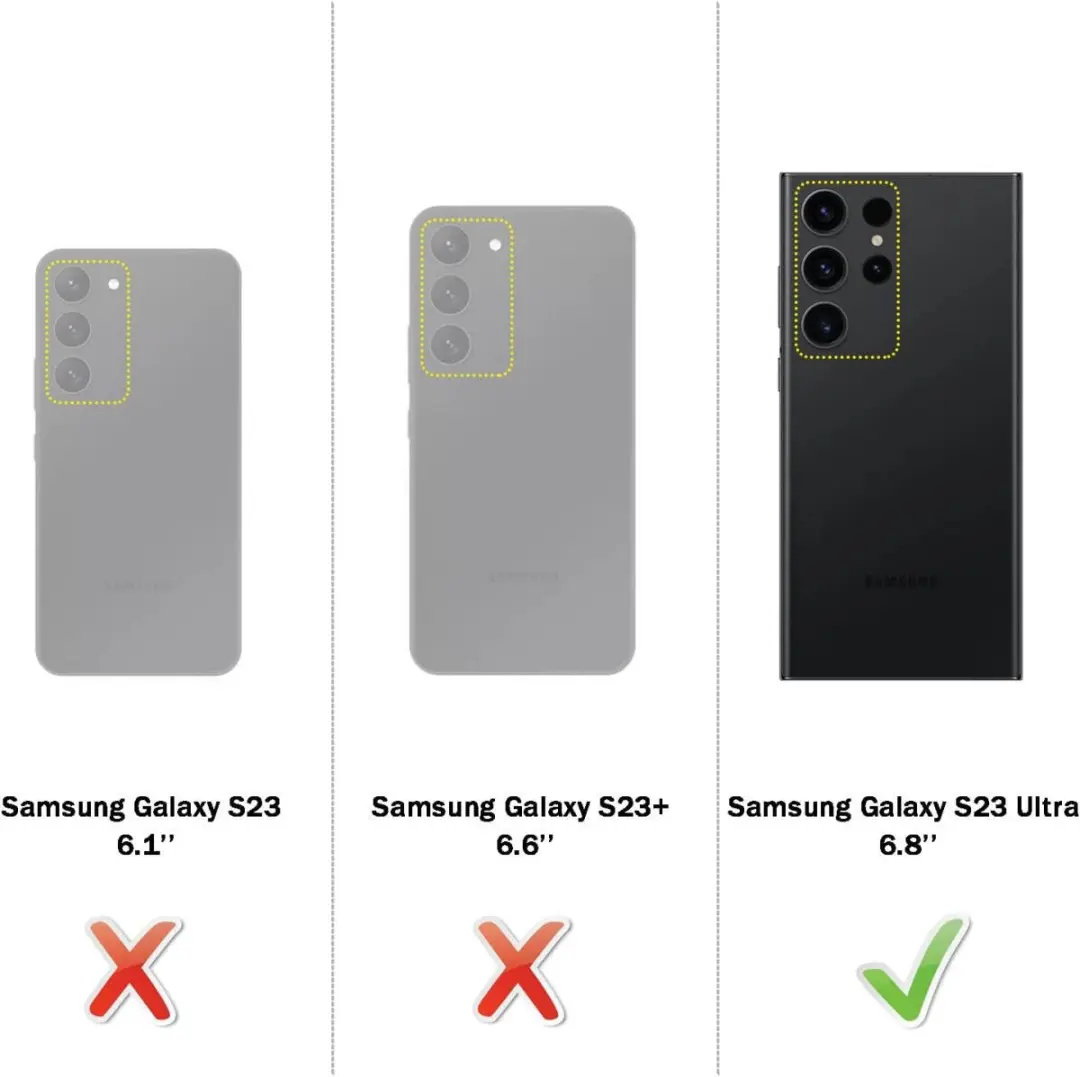 Selected by GSMpunt Samsung Galaxy S23 Ultra TPU Hoesje - Zwart