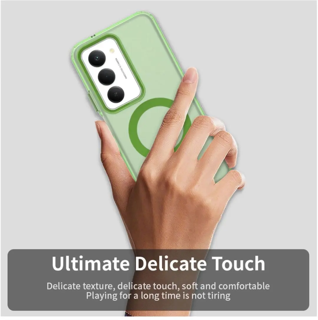Selected MagSafe Hoesje Xiaomi Redmi Note 15 5G - Groen Transparant