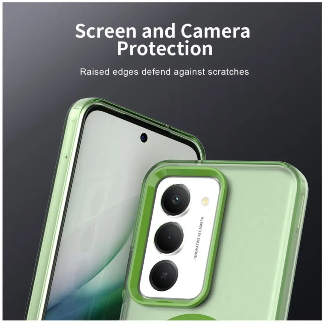 Selected MagSafe Hoesje Xiaomi Redmi Note 15 5G - Groen Transparant