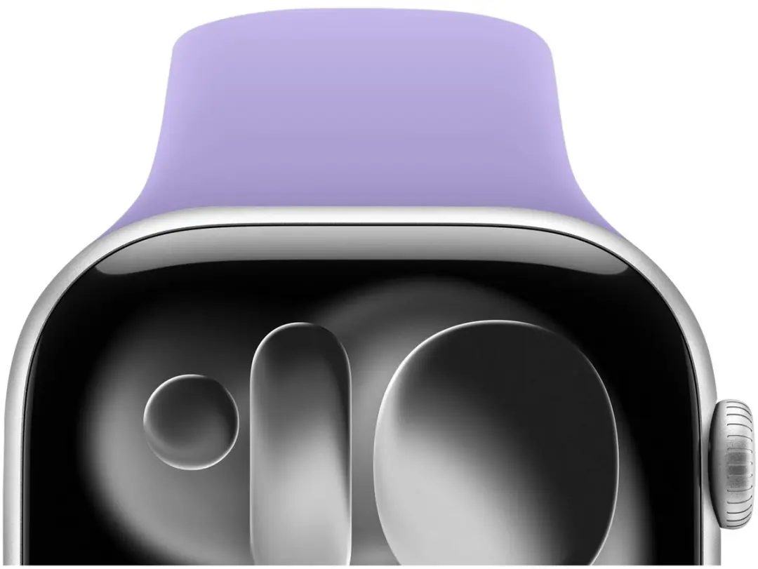 Selected SBG Siliconen Bandje Apple Watch SE 3 44mm - Lavender Grijs