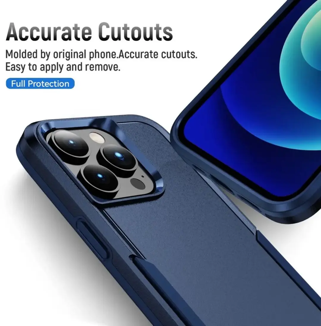 Selected Back Cover iPhone 15 Pro Blauw