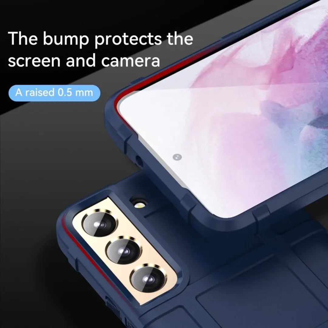 Selected Rugged Shield Hoesje Samsung Galaxy S22+ - Blauw