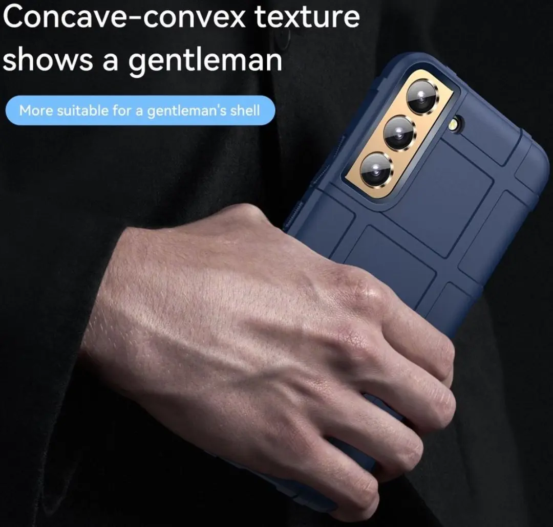 Selected Rugged Shield Hoesje Samsung Galaxy S22+ - Blauw - afbeelding 6 van 6