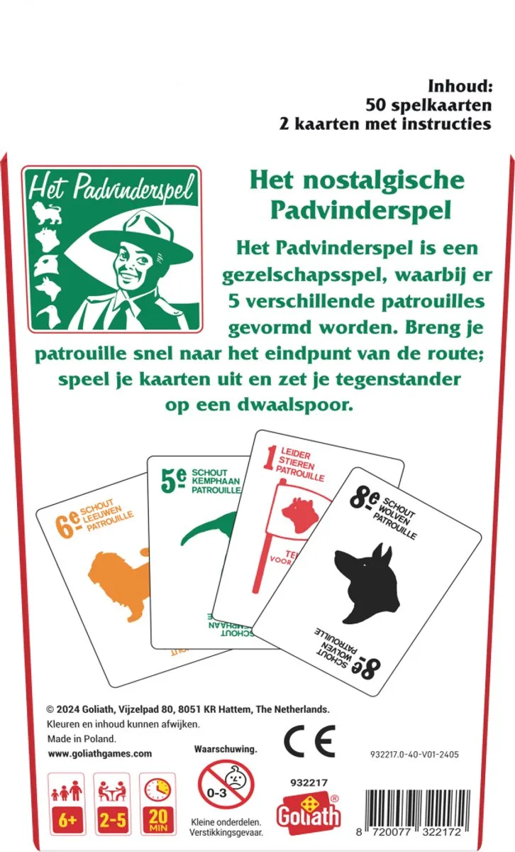 Goliath Padvinder Kaartspel - 932217 - 2-5 Spelers