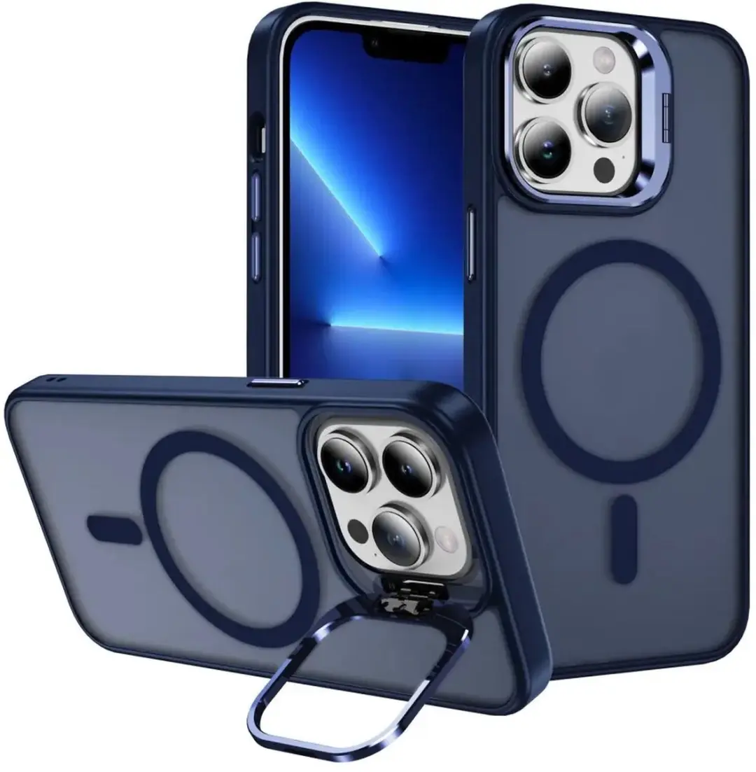 Selected Hoesje iPhone 13 Pro Max MagSafe Blauw