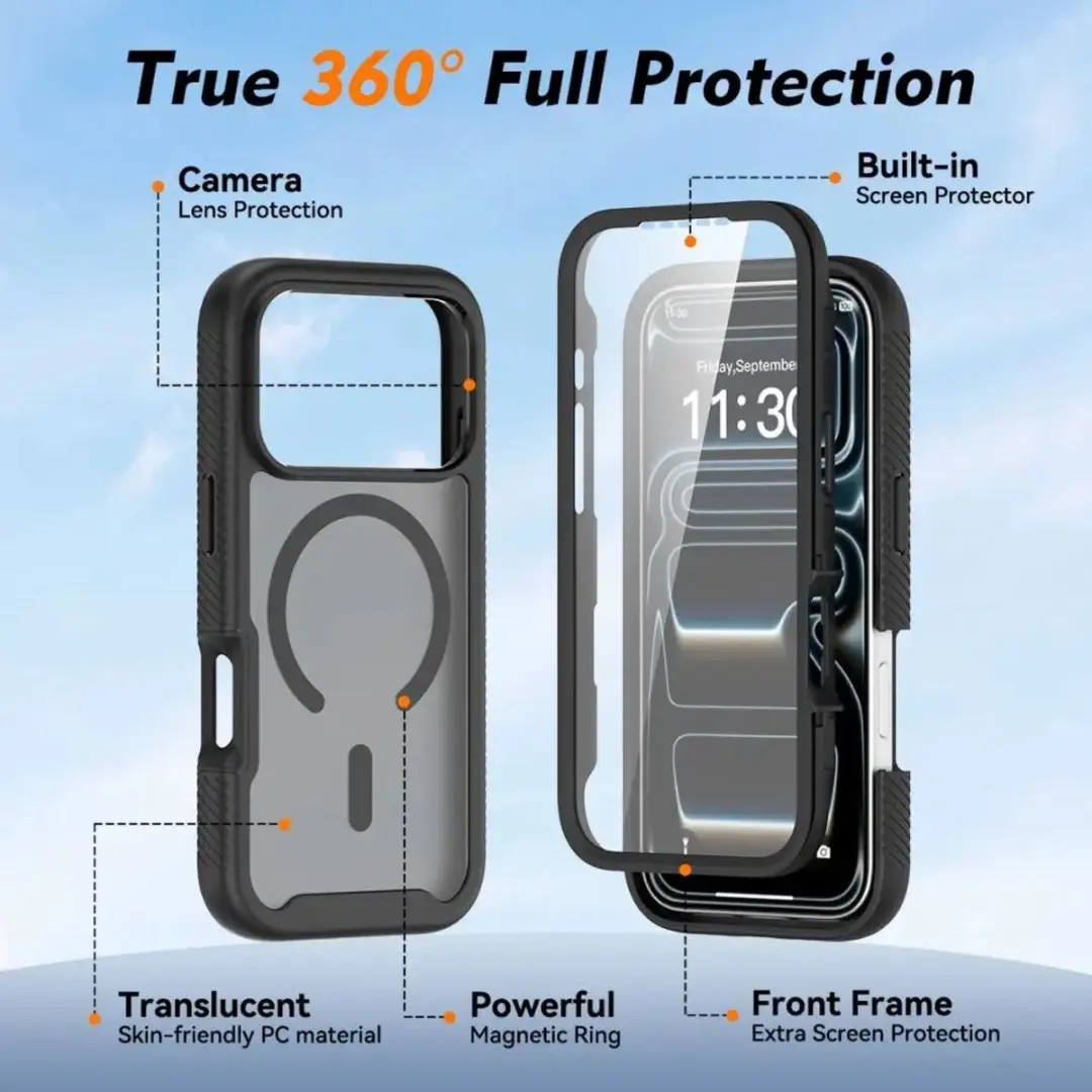 Selected by GSMpunt.nl iPhone 17 Pro Hoesje - Matte Zwart
