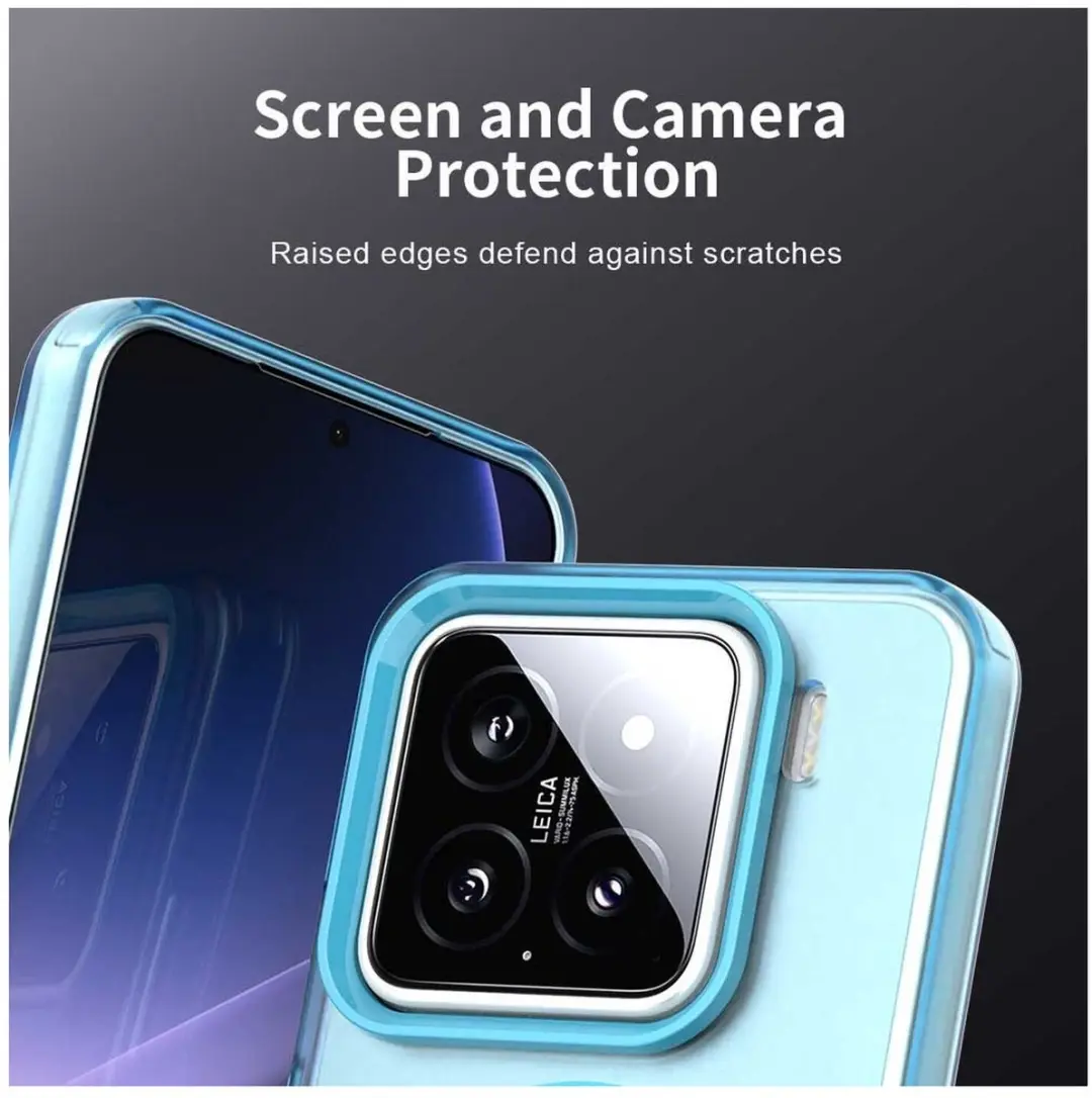 Selected MagSafe Backcover Xiaomi 15 - Blauw & Transparant