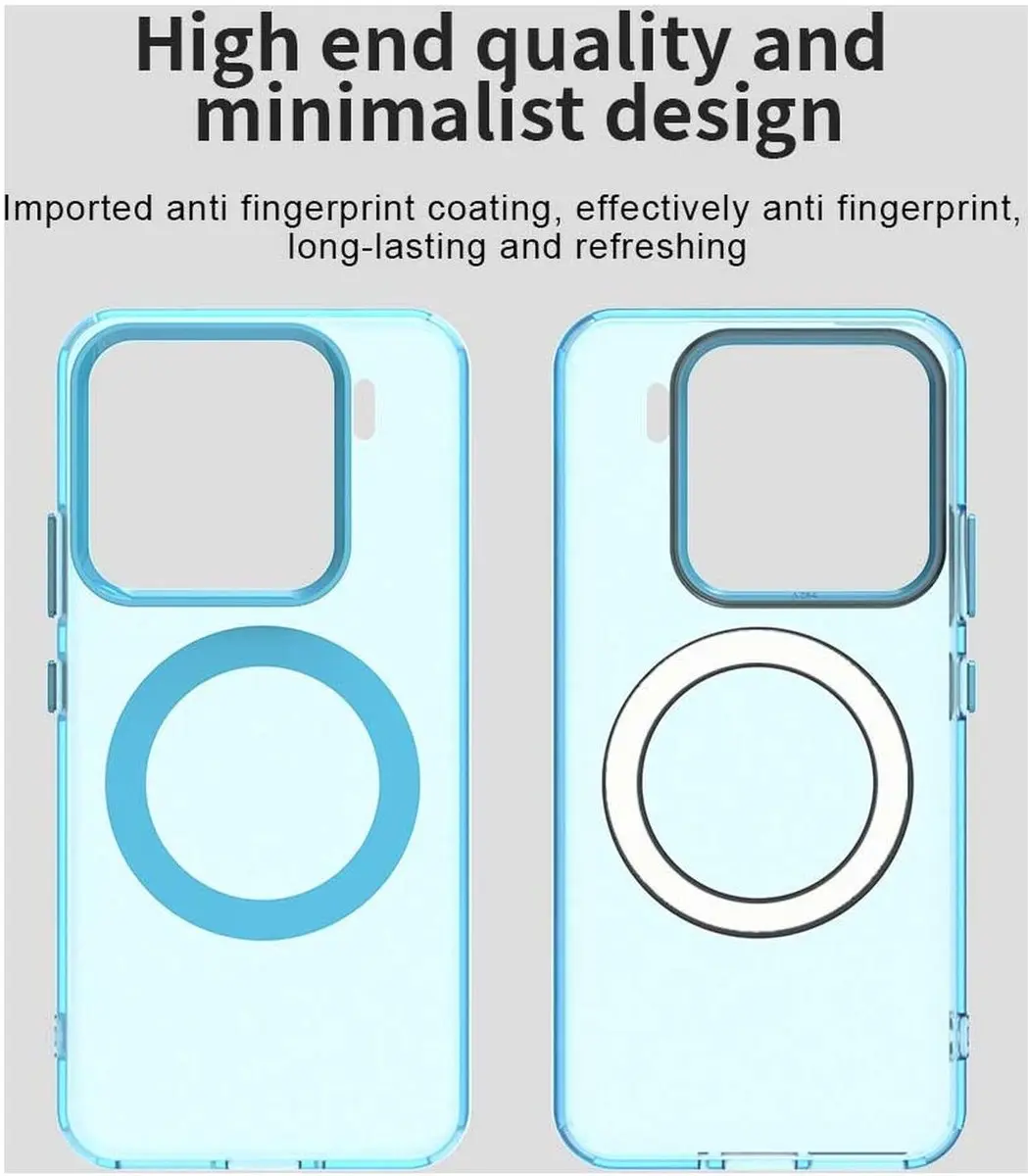 Selected MagSafe Backcover Xiaomi 15 - Blauw & Transparant