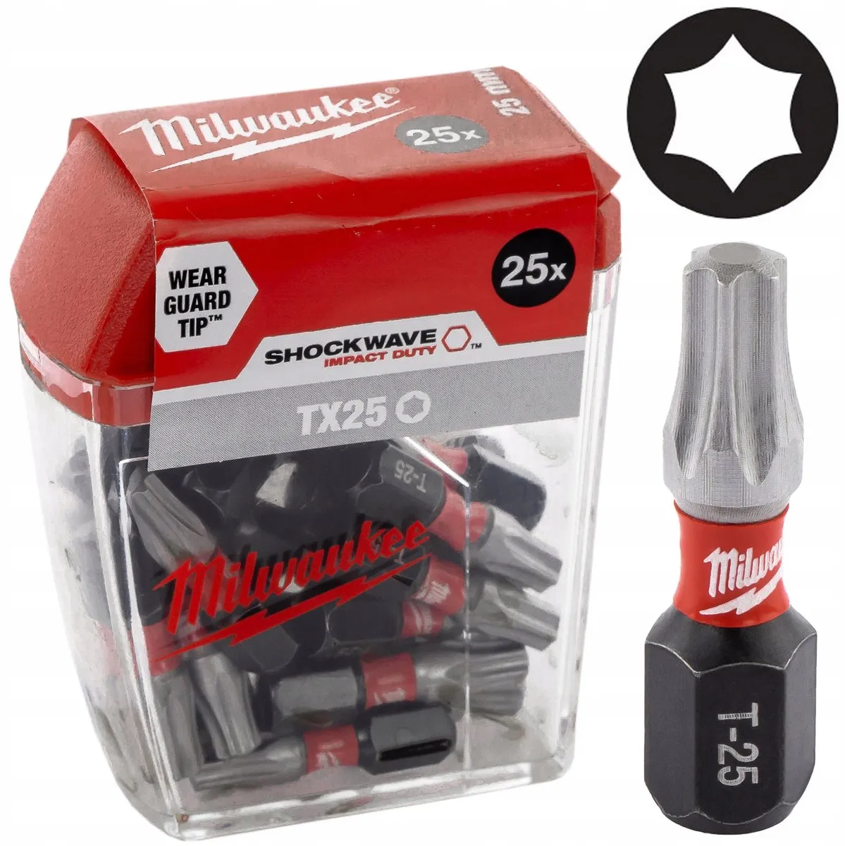 Milwaukee Shockwave Gen II TX25 Opzetbits