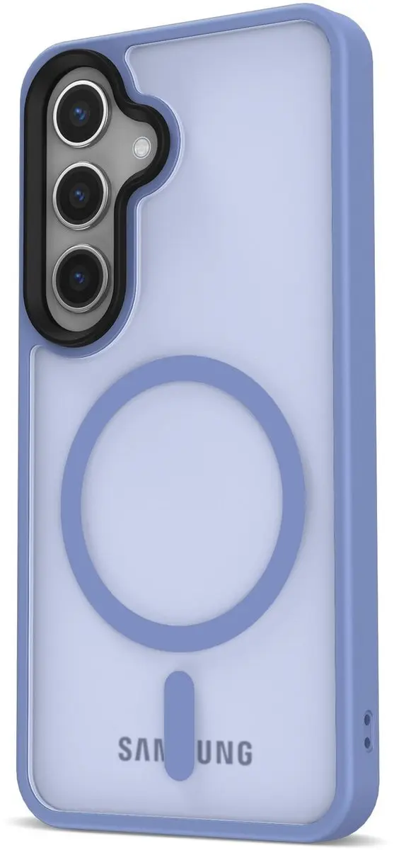 Selected Hoesje Samsung Galaxy S25 MagSafe Blauw