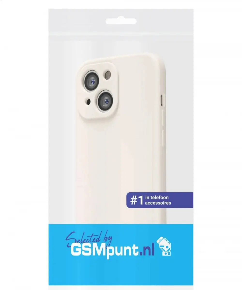 Selected by GSMpunt Apple iPhone 14 Hoesje - Dun TPU Beige