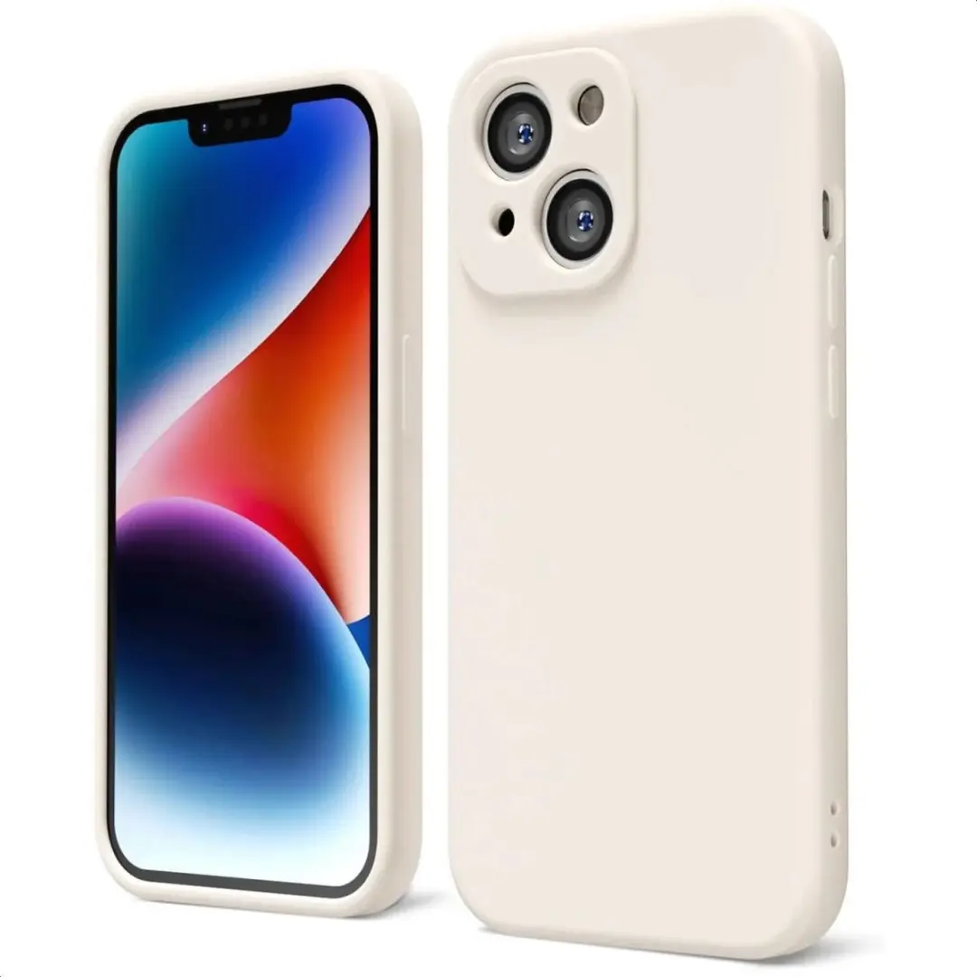 Selected by GSMpunt Apple iPhone 14 Hoesje - Dun TPU Beige