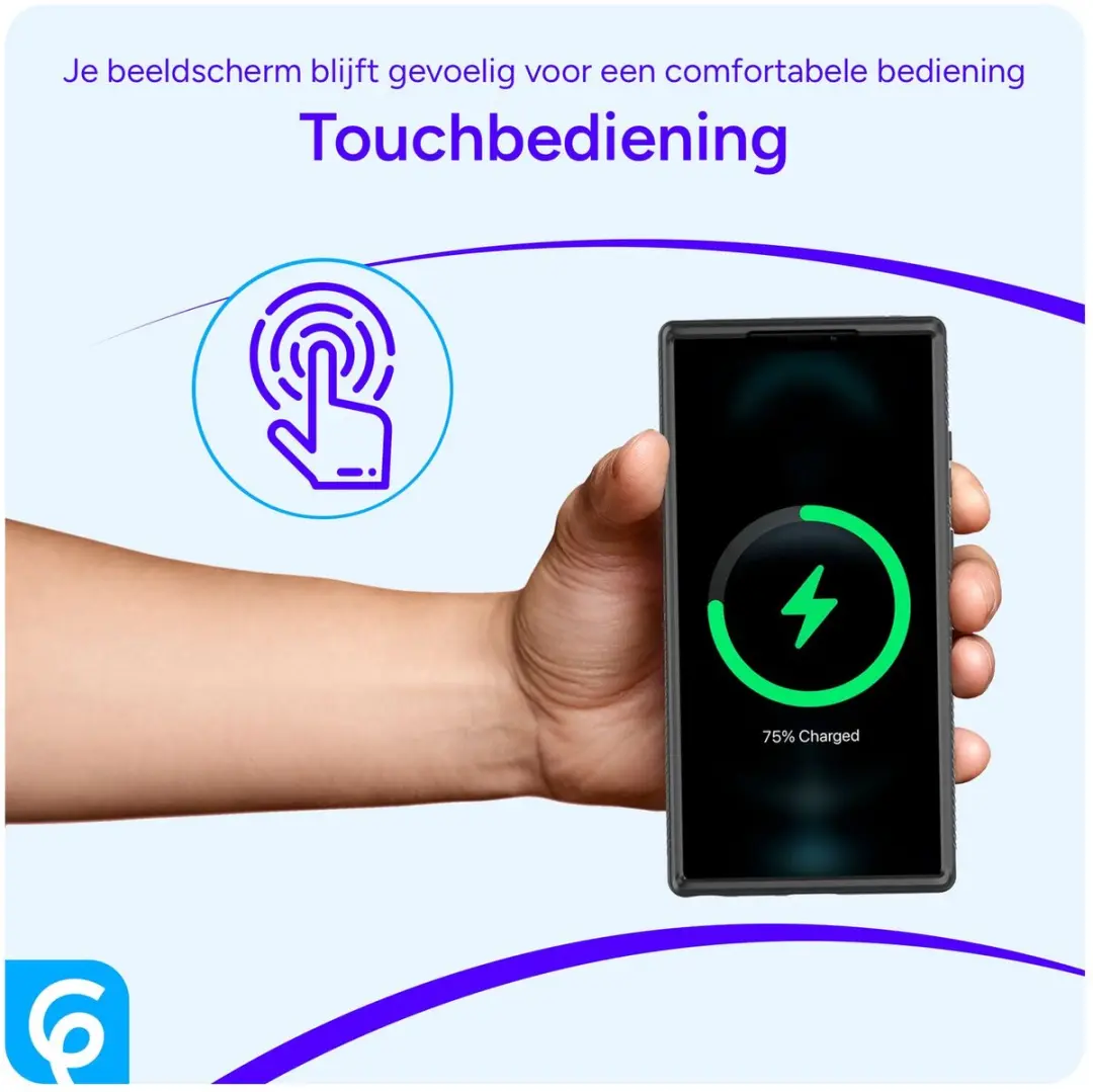 Selected by GSMpunt.nl iPhone 16 Hoesje - MagSafe Full Protect - Zwart/Transparant - afbeelding 6 van 6
