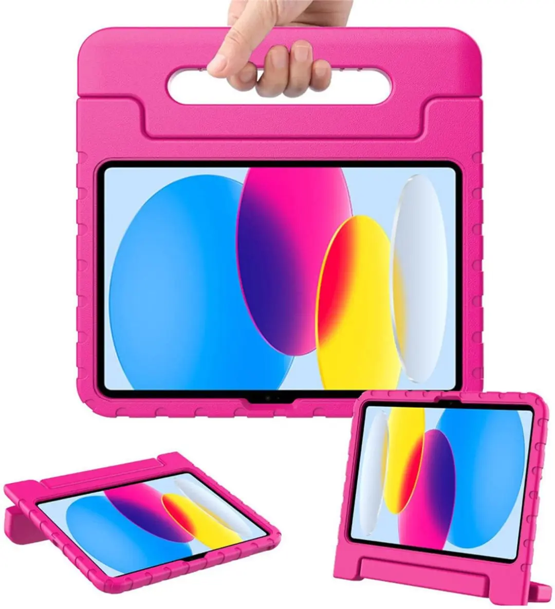 Selected Kinder Tablethoes Roze - Apple iPad 10/11 (2022/2025) - Shockproof