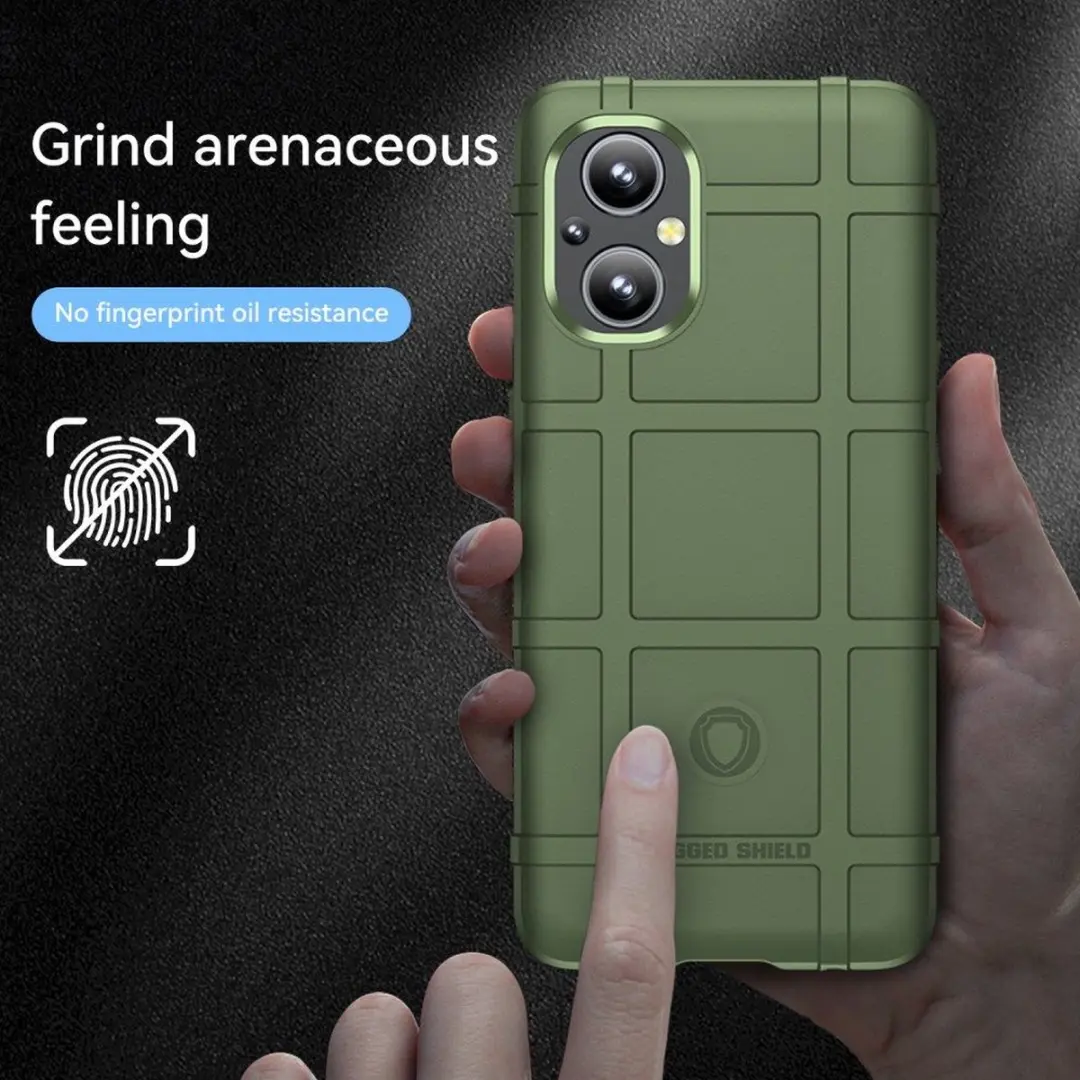 OnePlus Reno 8 Lite Rugged Shield Hoesje - Groen