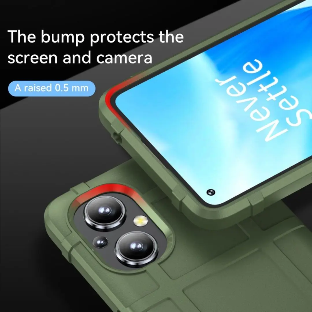 OnePlus Reno 8 Lite Rugged Shield Hoesje - Groen - afbeelding 6 van 6