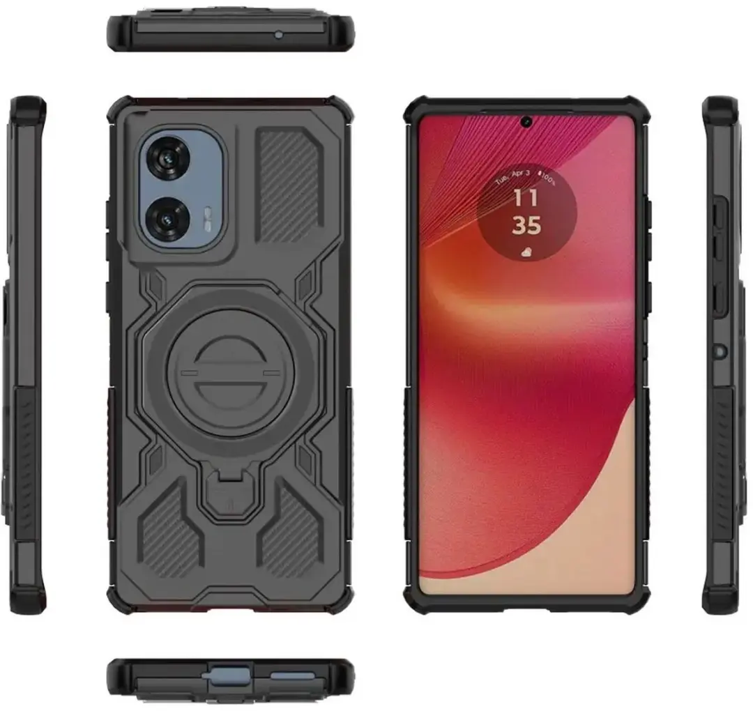 Selected Hoesje Motorola Edge 50 Fusion - MagSafe/Zwart