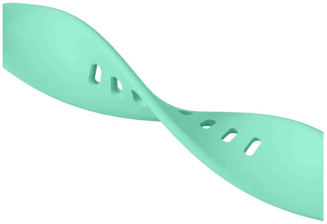 Selected SBG Universeel 22mm Horlogeband Siliconen Mintgroen