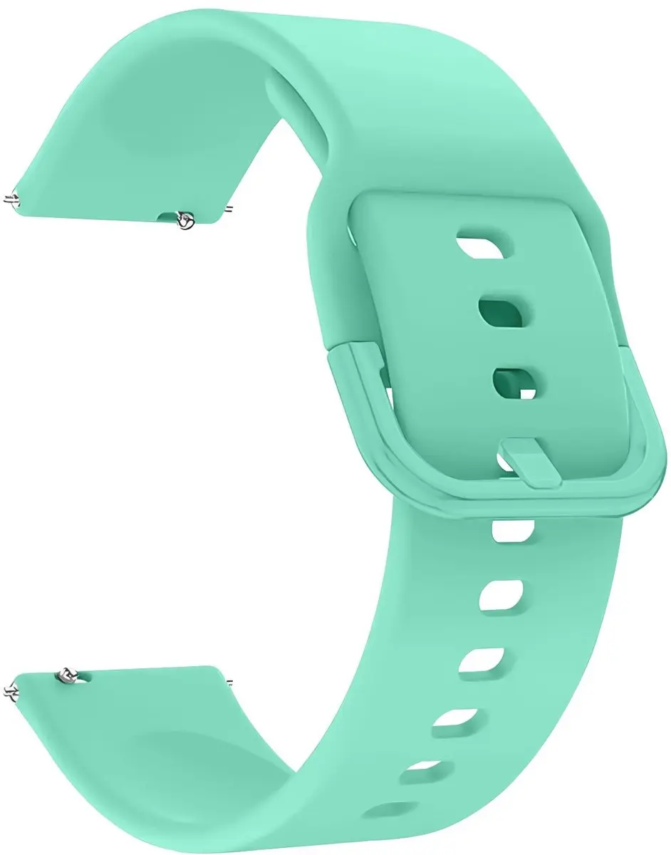 Selected SBG Universeel 22mm Horlogeband Siliconen Mintgroen