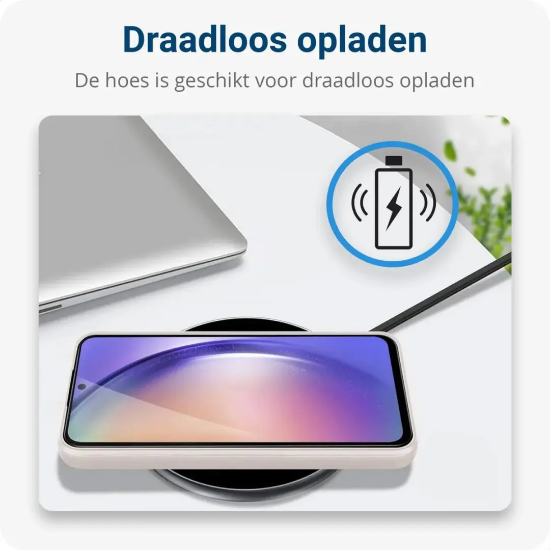Selected Hoesje Samsung Galaxy A54 - Dun TPU Beige