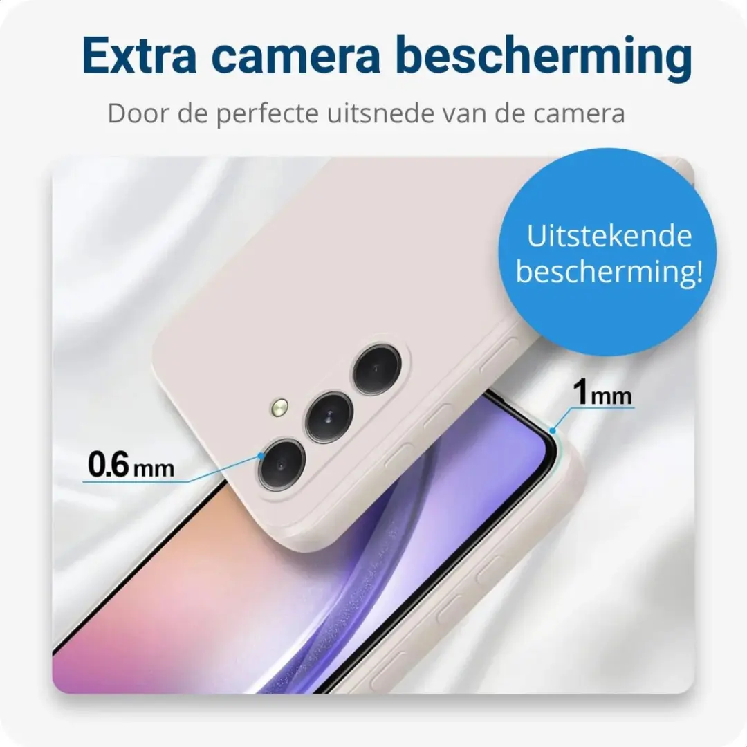 Selected Hoesje Samsung Galaxy A54 - Dun TPU Beige