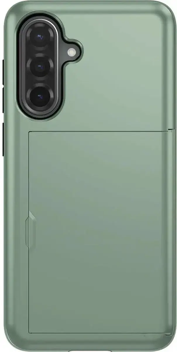 Selected Hoesje Samsung Galaxy A56 Kaarthouder Groen - 2 Pasjes