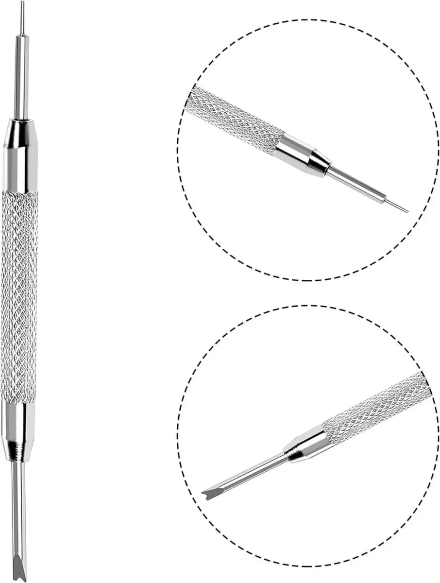 Selected Horloge Pin Verwijdering Set - 2 Stuks - Grijs