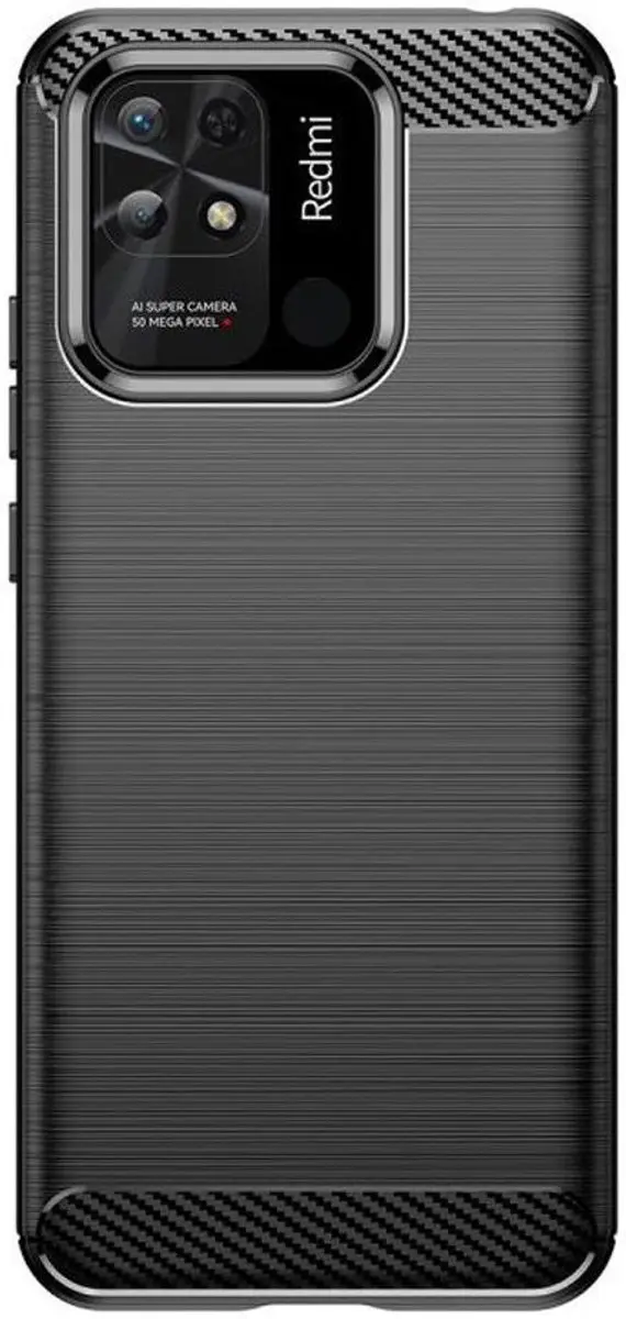 Selected TPU Hoesje Xiaomi Redmi 10C - Zwart