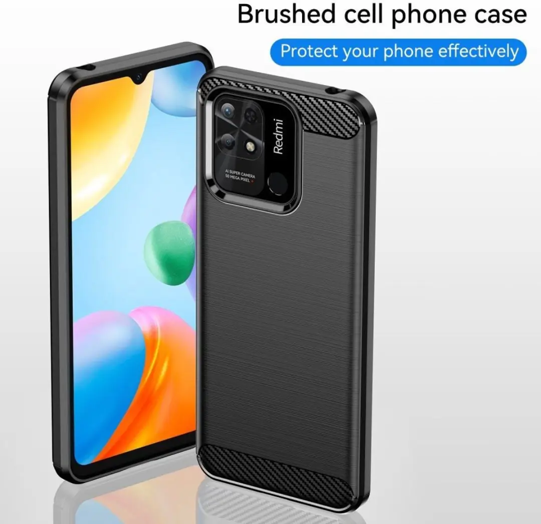 Selected TPU Hoesje Xiaomi Redmi 10C - Zwart