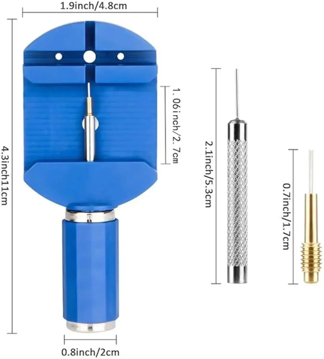 SBG Horloge Gereedschapset - Doekje & Toolkit - Geel/Zilver/Blauw - afbeelding 6 van 6