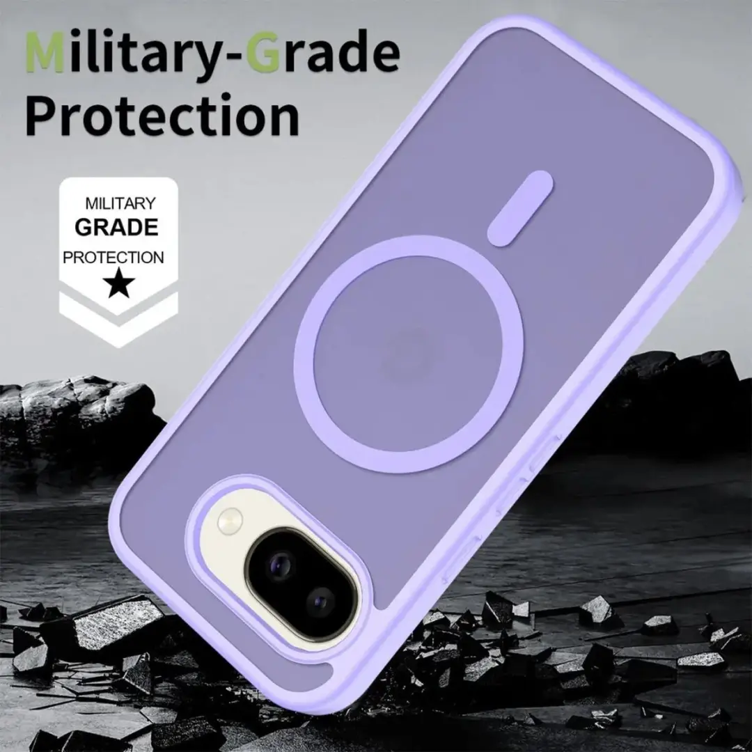 Selected by GSMpunt.nl Google Pixel 10a Hybrid Back Cover - Paars
