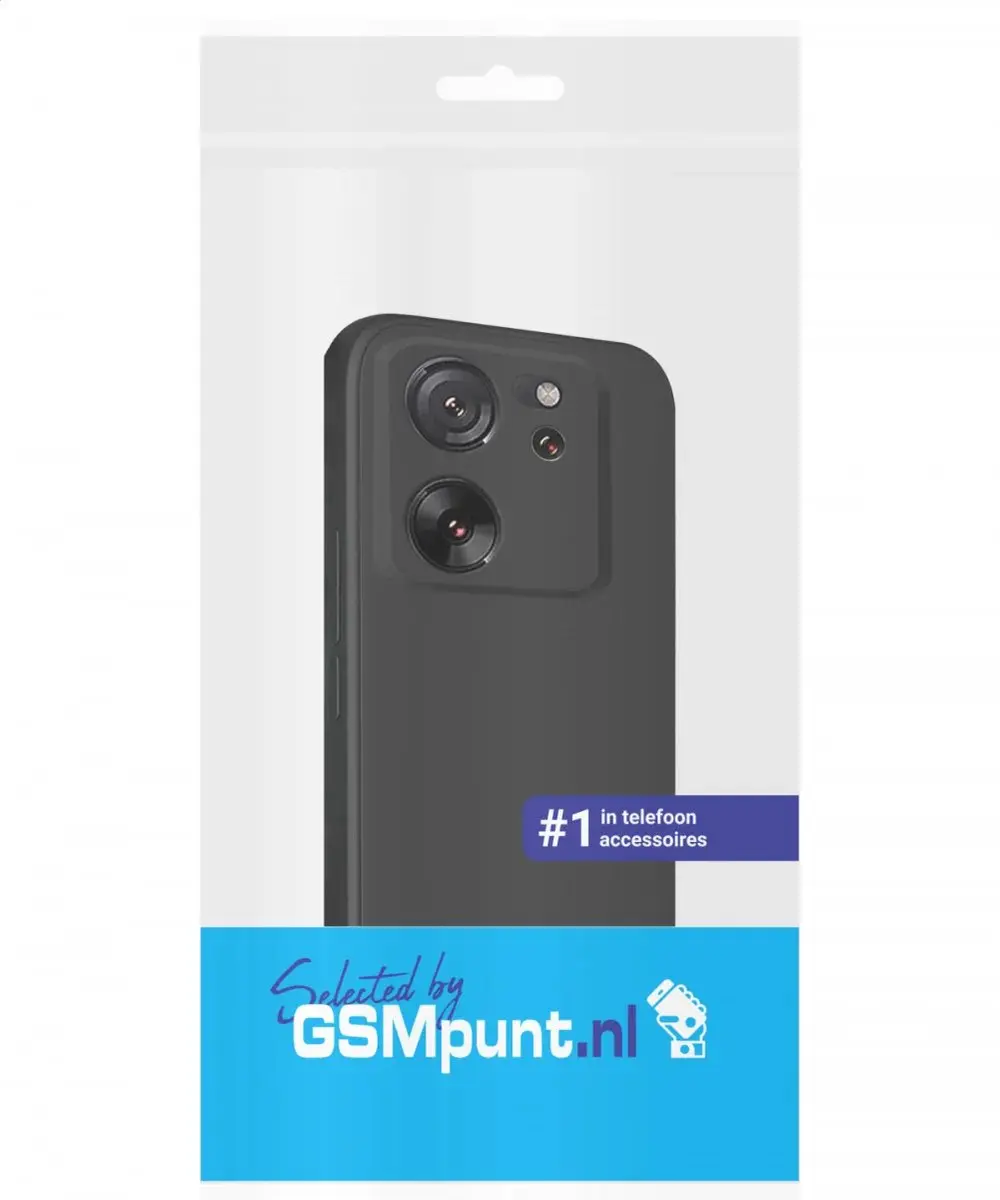 Selected by GSMpunt Xiaomi 13T Hoesje Zwart