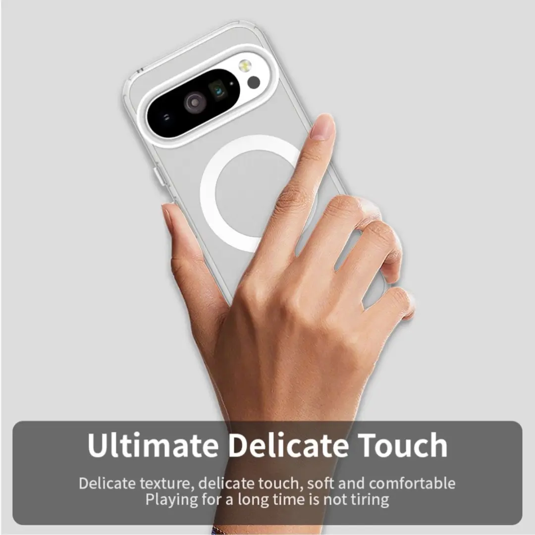Selected MagSafe Backcover Hoesje Google Pixel 10/10 Pro - Wit & Transparant - afbeelding 6 van 6