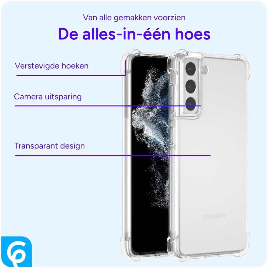 Selected Hoesje Schokbestendig TPU Transparant Samsung Galaxy S22