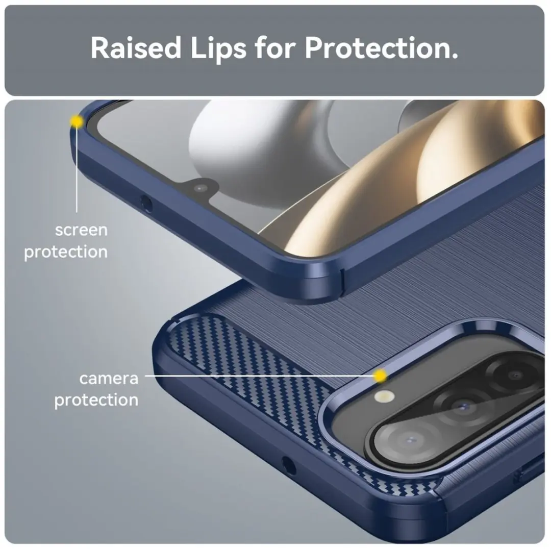Selected TPU Hoesje Samsung Galaxy A17 - Blauw
