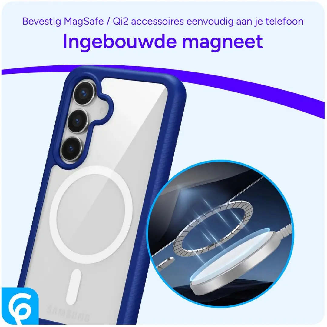 Selected Hoesje Samsung Galaxy S25 - MagSafe Blauw - afbeelding 6 van 6