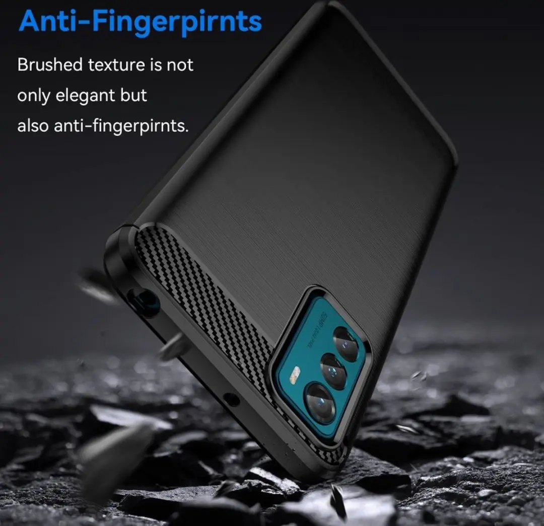 Selected TPU Hoesje Motorola Moto G42 - Zwart