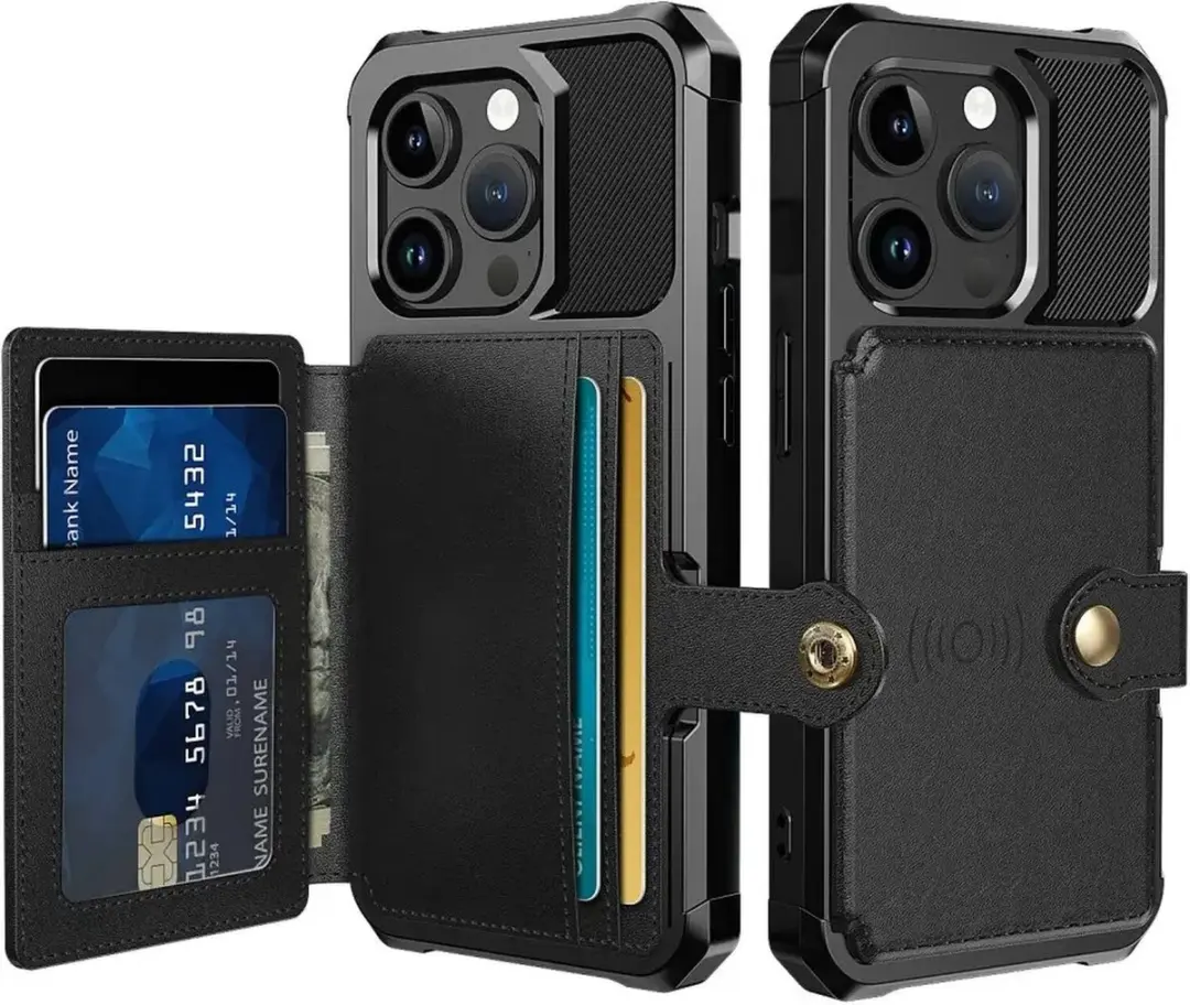 Selected Portemonnee Hoesje iPhone 15 Pro