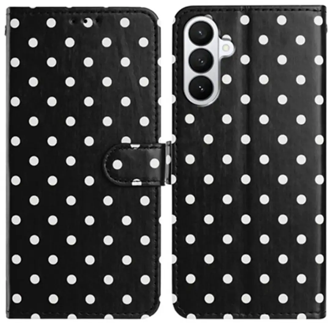 Selected Hoesje Samsung Galaxy A27 Polka Dot Wallet Book