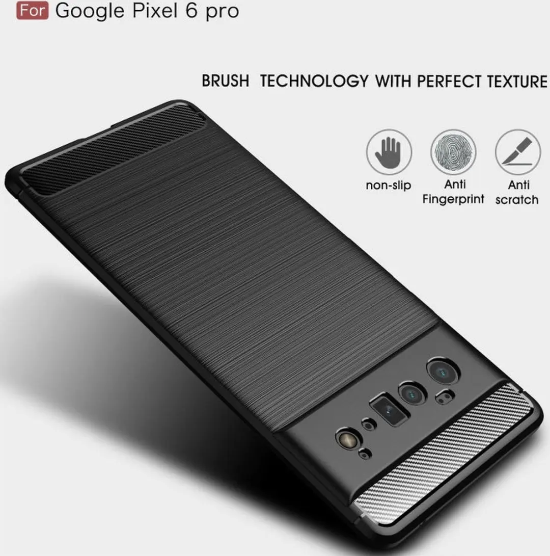 Selected by GSMpunt.nl TPU Hoesje Google Pixel 6 Pro - Zwart
