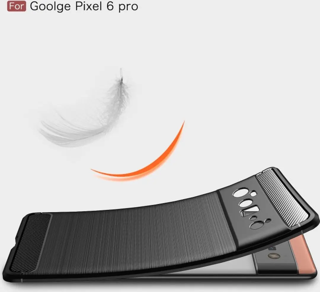 Selected by GSMpunt.nl TPU Hoesje Google Pixel 6 Pro - Zwart
