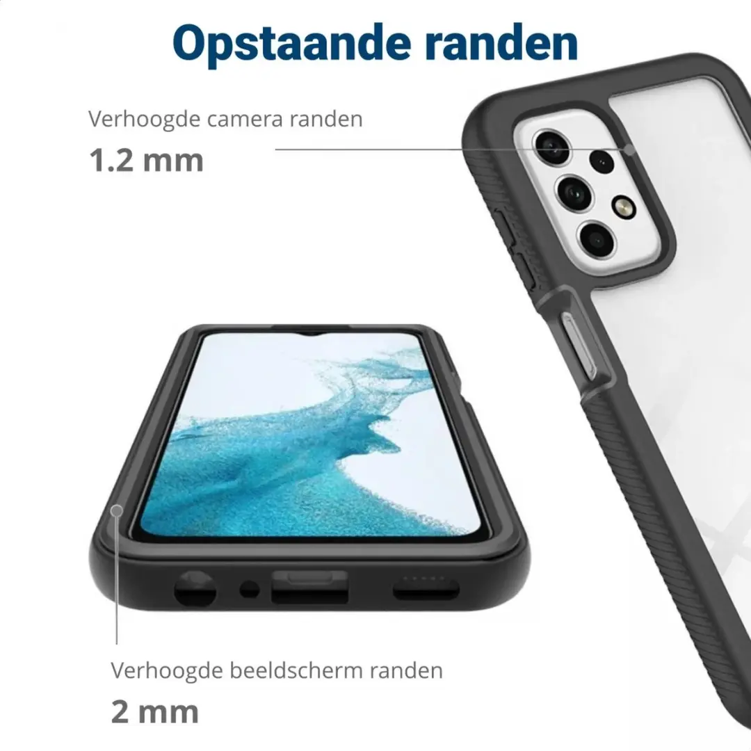Selected by GSMpunt Hoesje Samsung Galaxy A23 - Full Protect - Zwart