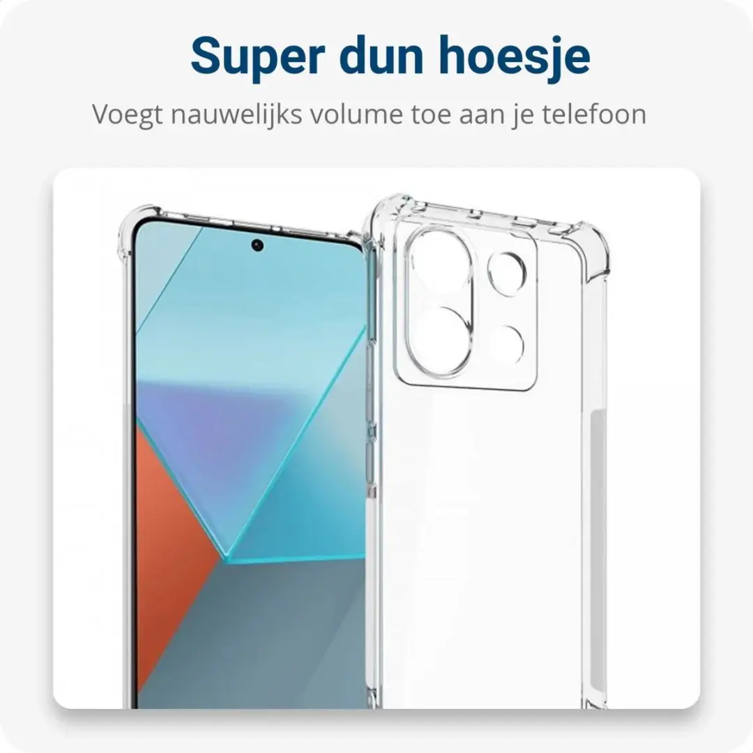 Selected Schokbestendig Hoesje Xiaomi Redmi Note 13 Pro 5G - Transparant