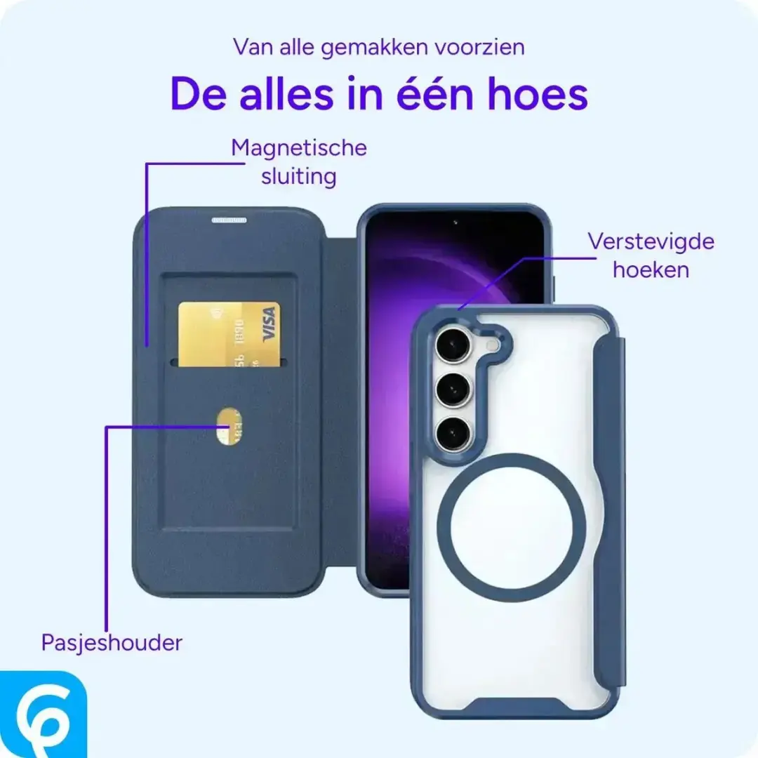 Selected Portemonnee Hoesje Samsung Galaxy S26 - Blauw